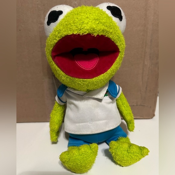 Other - Baby Kermit The Frog Muppet Babies Muppet Soft Stuffed Plush Toy